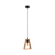RONNY HANGER 1ХЕ27 BLACK/WOOD