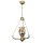 RUGER CHANDELIER 1XE27 ANTIQUE YELLOW BRASS