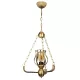 RUGER CHANDELIER 1XE27 ANTIQUE YELLOW BRASS