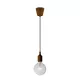SAILOR-16 HANGER 1XE27 BROWN