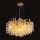 SMITH CHANDELIER 6XG9 GOLD/CRYSTALS