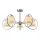 SOPHIA CHANDELIER 5XE14 CHROME/CREAM