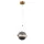 SPLENDOR LED MEDALLION 6W 3000K, BRASS + SMOKY GRAY