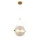 SPLENDOR LED PENDANT 9W 3000K, BRASS + COGNAC GLASS