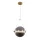 SPLENDOR LED PENDANT 9W 3000K, YELLOW BRASS + SMOKY GREY
