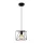 TERI HANGER 1XE27 BLACK