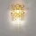 THEODORE WALL LAMP 3XG9 GOLD/CRYSTALS