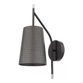 THERA WALL LAMP 1XE14 BLACK/CHROME