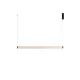 TOULON LED PENDANT LIGHT 30W 4000K, BLACK