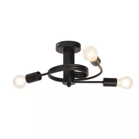 TWIST CHANDELIER 3XE27 BLACK