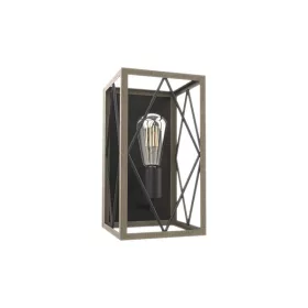 VICTOR WALL LAMP 1XE27 BLACK/MAHOGANY