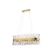 WILLIAM CHANDELIER 12xE14 GOLD/CHAMPAGNE