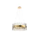 WILLIAM CHANDELIER 8xE14 GOLD/CHAMPAGNE
