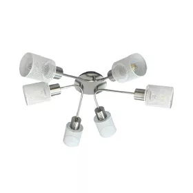 YOLI CHANDELIER 6XE27 SATIN NICKEL