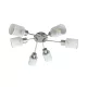 YOLI CHANDELIER 6XE27 SATIN NICKEL