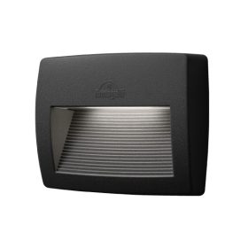 LORENZA 190 LED WALL LAMP 7.5W CCT 4000K IP55 BLACK