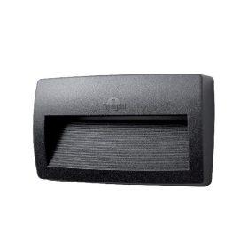 LORENZA 270 LED WALL LAMP 10.5W CCT IP55 BLACK