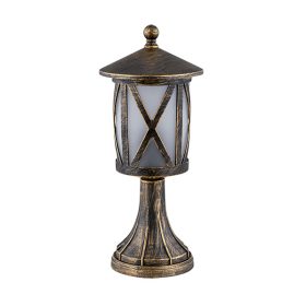 ERIK LAMP STANDING 1XE27 ANTIQUE BRASS H370mm