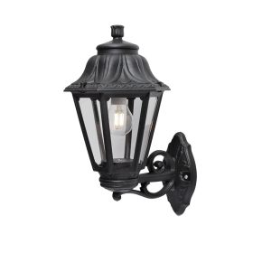 ANNA 120 OUTDOOR WALL LAMP 1XE27 BLACK