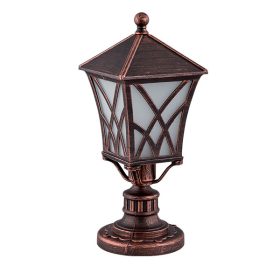 ALEK STANDING LAMP 1XE27 BLACK RED COPPER H370mm