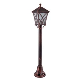 ALEK STANDING LAMP 1XE27 BLACK RED COPPER H830mm