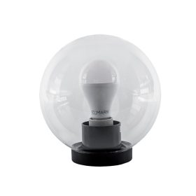   LED GARDEN LIGHTING BALL SHAPED, WITH LAMP PMMA CLEAR 200 A60 15W E27 230V 4000-4300K