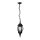 JAMES LAMP HANGING 1XE27 BLACK IP44