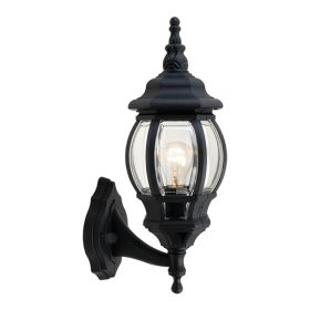 JAMES UPWARD LAMP 1XE27 BLACK IP44
