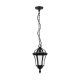 STEVEN LAMP HANGING 1XE27 BLACK IP44