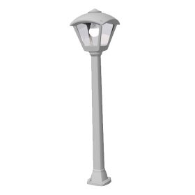 DARIO 250 LED GARDEN LAMP 8.5W CCT IP55 GREY