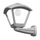 DARIO 250 GARDEN WALL LAMP 1XE27 IP55 GREY