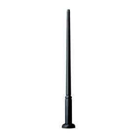 EKTOR POLE 3000MM WITHOUT DOOR, BLACK