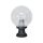 GLOBE 250 GARDEN LAMP 1XE27 IP55 BLACK
