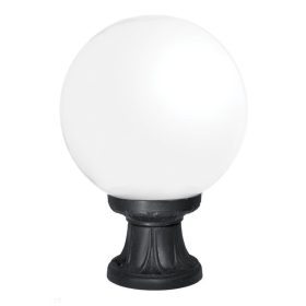 GLOBE 250 OPAL GARDEN STANDING LAMP 1XE27 IP55 BLACK