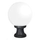GLOBE 250 OPAL GARDEN STANDING LAMP 1XE27 IP55 BLACK