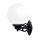 GLOBE 250 OPAL GARDEN WALL LAMP 1XE27 IP55 BLACK