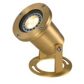 GROUND LIGHT 1XGU5.3 IP68 BRUSHED COPPER
