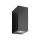 GRF321 FACADE LIGHT FITTING 2XGU10 IP54 BLACK
