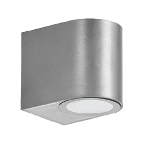 GRF326 FACADE LIGHT FITTING 1XGU10 IP54 GREY