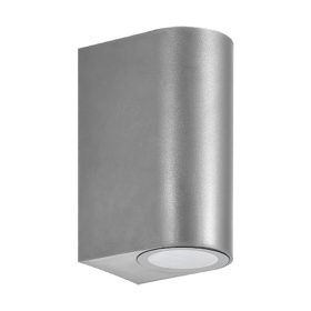 GRF327 FACADE LIGHT FITTING 2XGU10 IP54 GREY