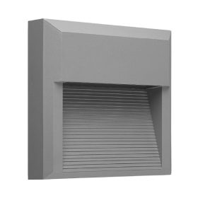 GRF310 LED FRONT LIGHT FIXTURE 8W 4000K IP65 GREY