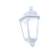 IESSE WALL HALF LAMP 1XE27 IP55 WHITE