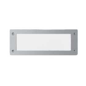 LETI 300 WALL LAMP BUILT-IN 1XE27 IP66 GREY