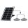 SOLAR LED PENDANT LIGHT 2X5W IP65, BLACK