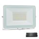 VEGA100 SLIM SMD 100W LED FLOODLIGHT 3000K WH+EMERGENCY KIT
