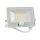 VEGA20 SLIM 20W LED FLOODLIGHT WITH SENSOR 3000K WHITE