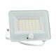 VEGA30 SLIM 30W LED FLOODLIGHT WITH SENSOR 3000K WHITE