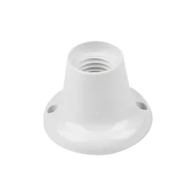 SOCKET E27, WHITE, STRAIGHT