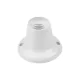 SOCKET E27, WHITE, STRAIGHT