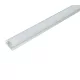 ELM718/1 ALUMINIUM PROFILE FOR LED STRIP, MATT COVER PROFILE, SURFACE MOUNTED 1 M